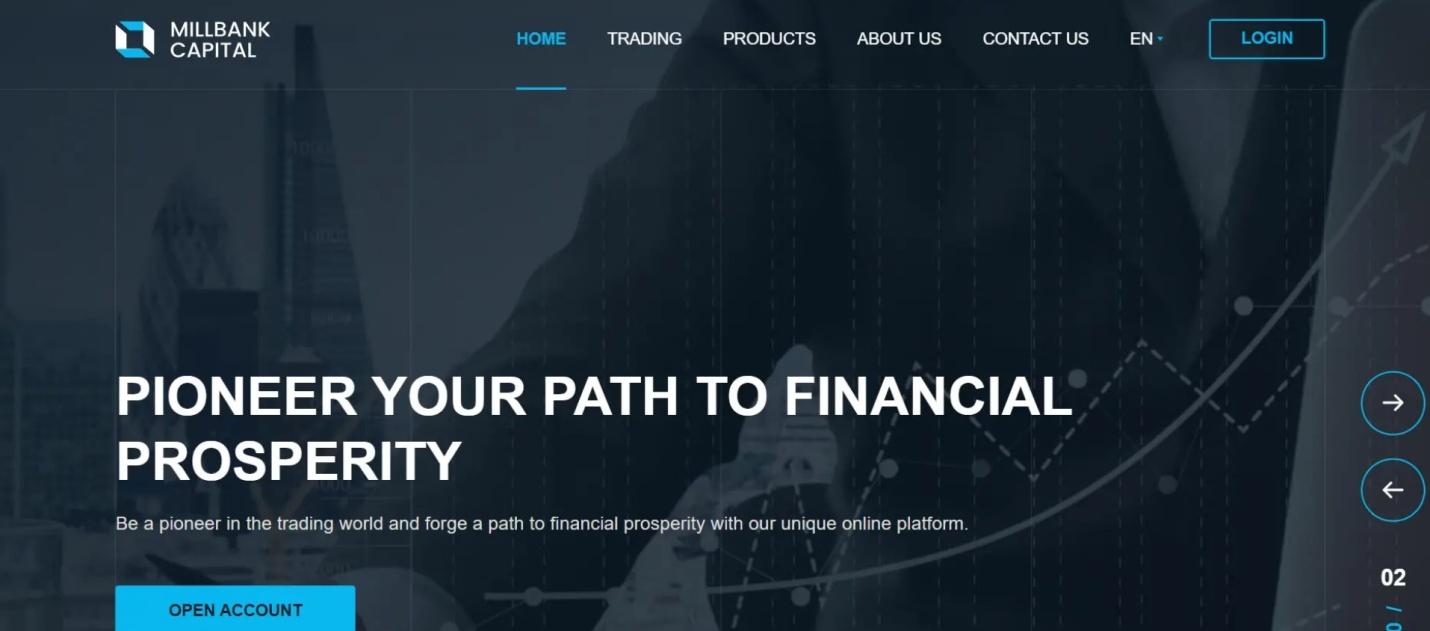 MillBankCapital website