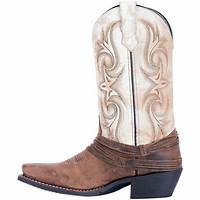 Laredo Women's Myra Western Boots - Sand/White | bootbay