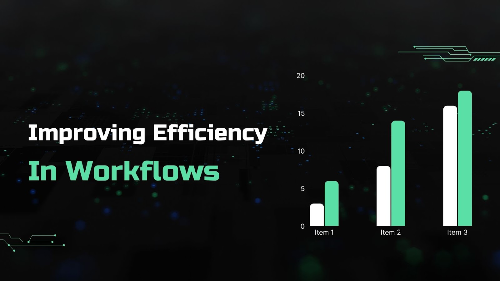 Improving Efficiency in Workflows