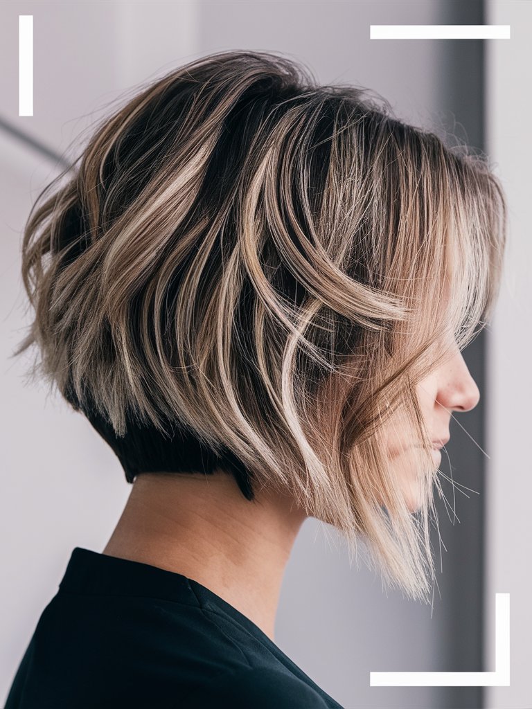 30. Balayage Short Hairstyle