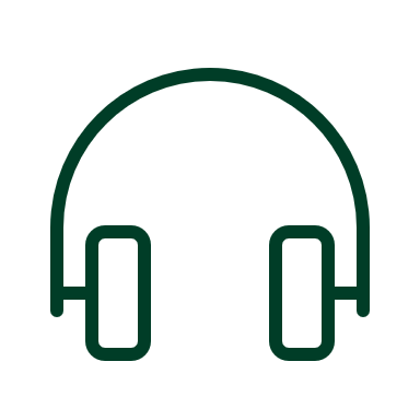 Headphones outline