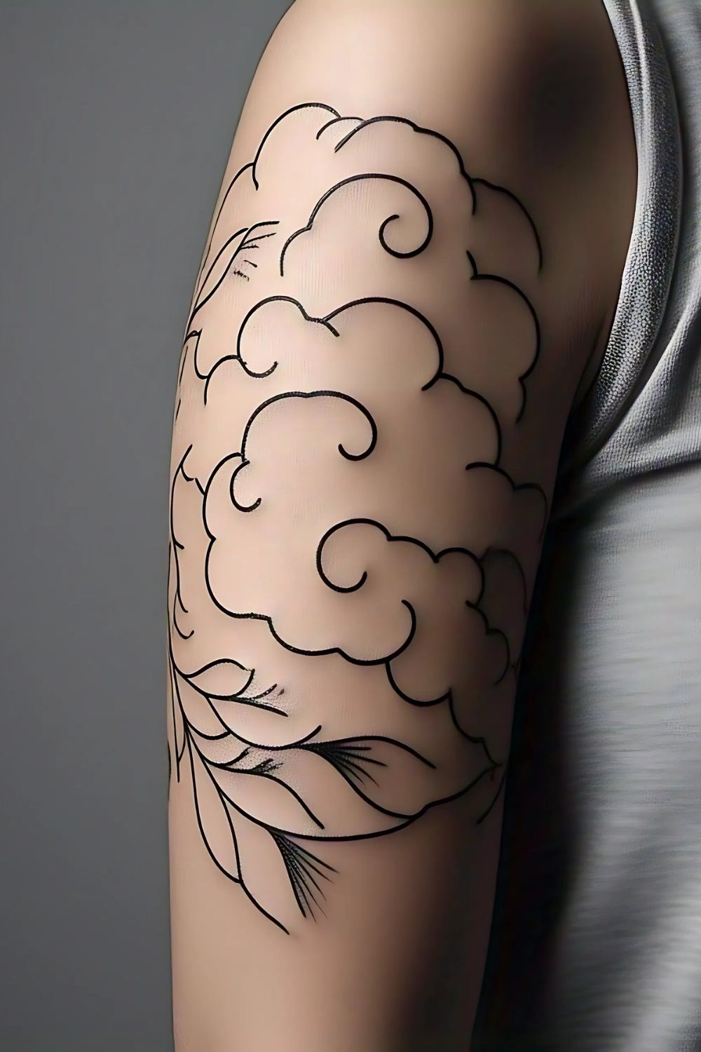 Japanese Cloud Tattoo Sleeve