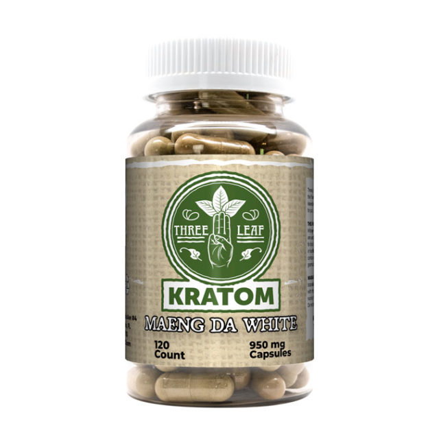 Three Leaf Maeng Da White Kratom Powder