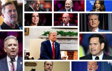 Nội các mới của tổng thống Donald Trump…