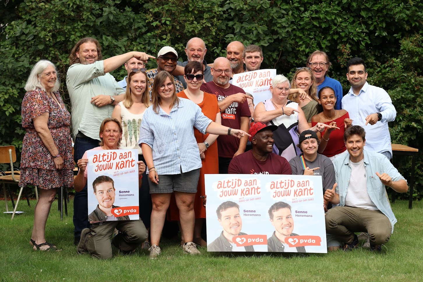 PVDA maakt als eerste partij volledige lijst in Heist-op-den-Berg bekend op succesvolle 'PVDA Zomert'