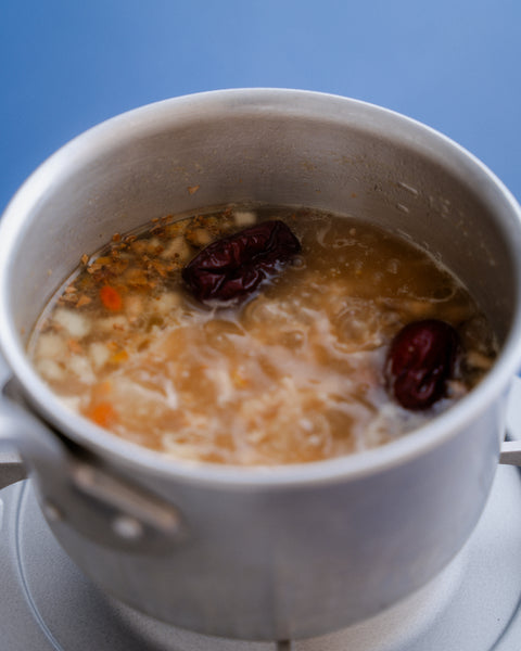 長月のおやつ　薬膳おぼろ豆腐