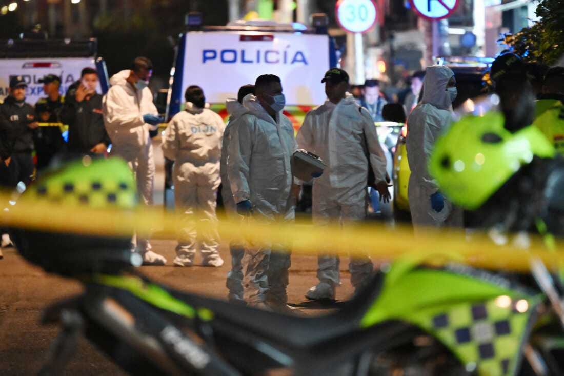 Senator Miguel Uribe Turbay was addressing a crowd, when shots rang out,  sparking panic. : NPR