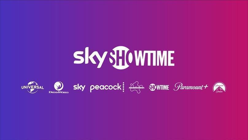 A group of logos on a purple and blue background
Description automatically generated
