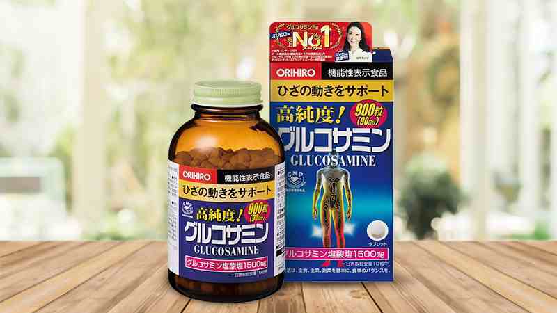 Viên uống Glucosamine Orihiro hỗ trợ sức khỏe xương khớp hiệu quả.