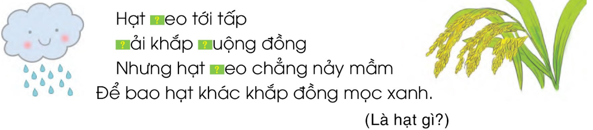 BÀI 4: EM YÊU BẠN BÈChia sẻCâu 1: Các bạn trong bức tranh dưới đây đang làm gì?Giải nhanh:Chơi trò kéo co.Câu 2: Trò chơi kéo co đòi hỏi người chơi những gì? Chọn các ý đúng: a) Mọi người trong đội đều cố gắng.b) Chỉ cần một người trong đội cố gắng.c) Mọi người trong đội biết cách phối hợp với nhau.Giải nhanh:a) và c) Câu 3: Ngoài trò chơi kéo co, em còn biết những hoạt động nào cần có tập thể?Giải nhanh:Hát tốp ca, làm vệ sinh lớp học, lao động tập thể…BÀI ĐỌC 1: LÀM VIỆC THẬT LÀ VUIGhép từ ở cột A phù hợp với nghĩa ở cột B:Giải nhanh:Đọc hiểu Câu 1: Em hiểu  từng đàn chim áo trắng