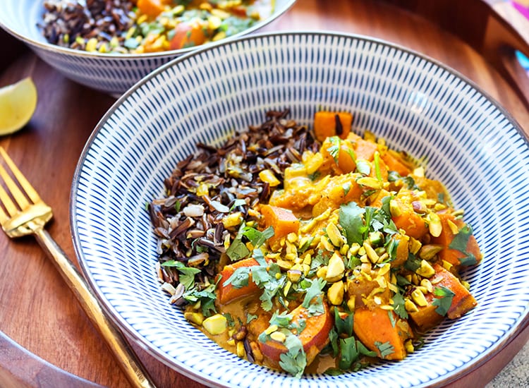 sweet potato and squash curry