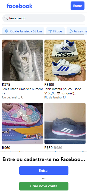 vender produtos usados