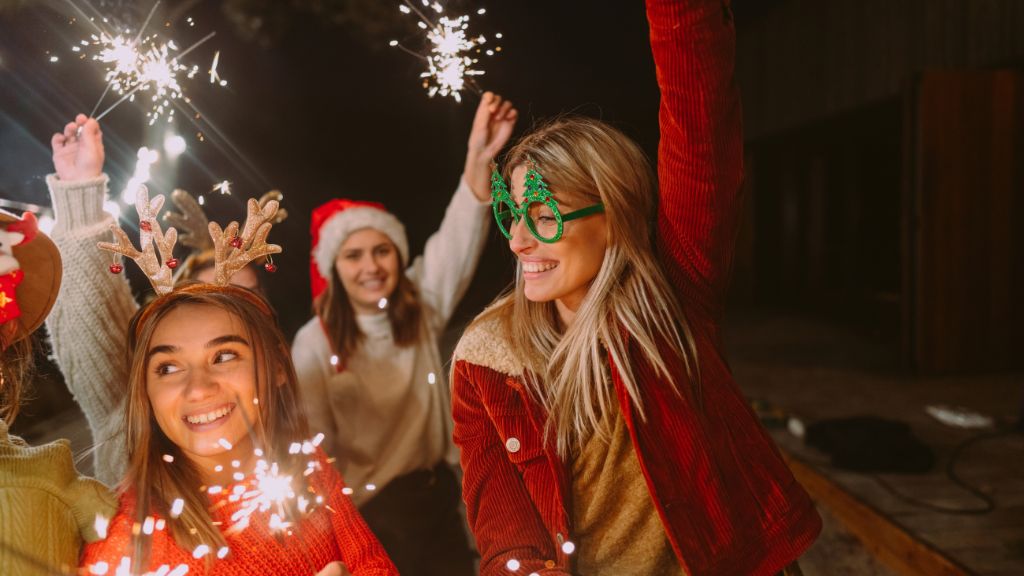 women celebrating 