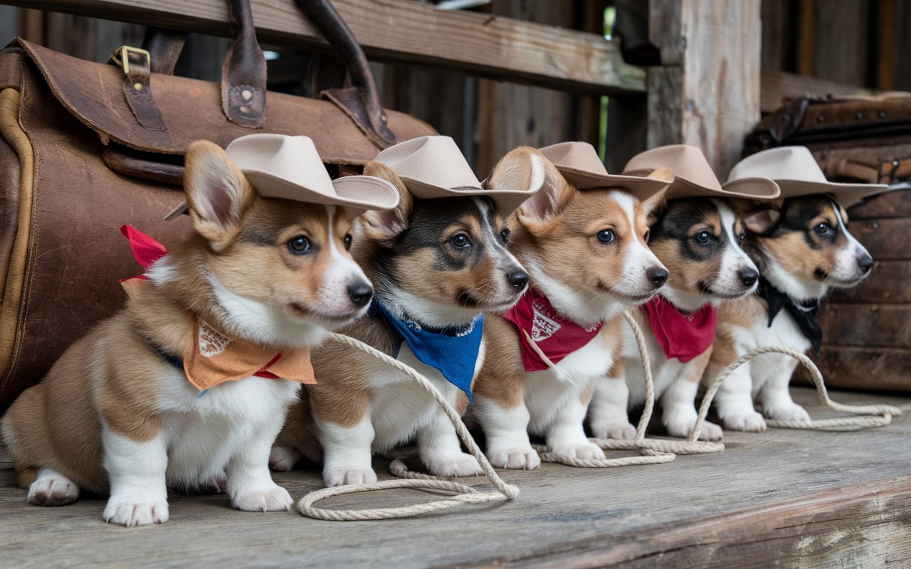 cowboy corgi puppies