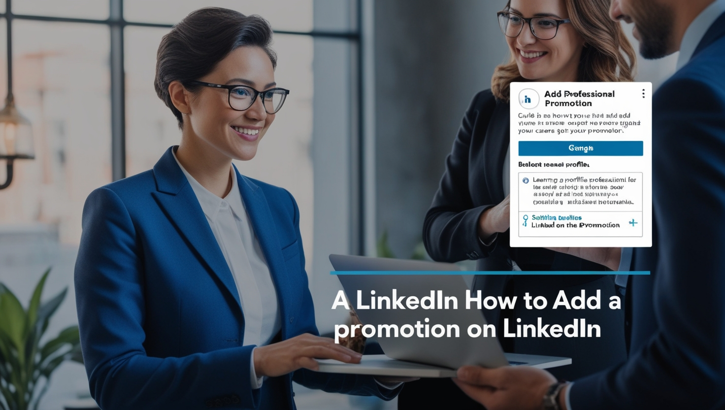 How to Add a Promotion on LinkedIn
