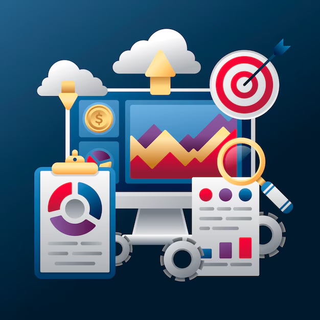 Illustration of ROI and marketing materics