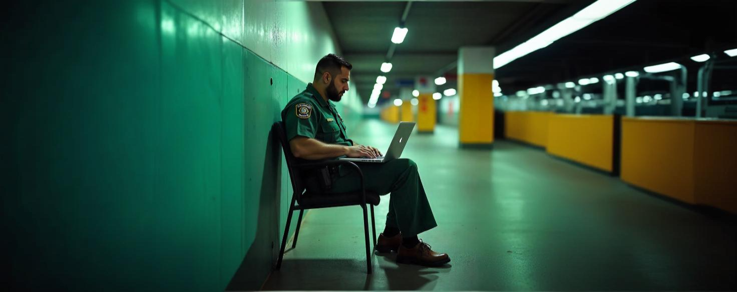 a security guard booking an SIA security course using the Get Licensed discount code