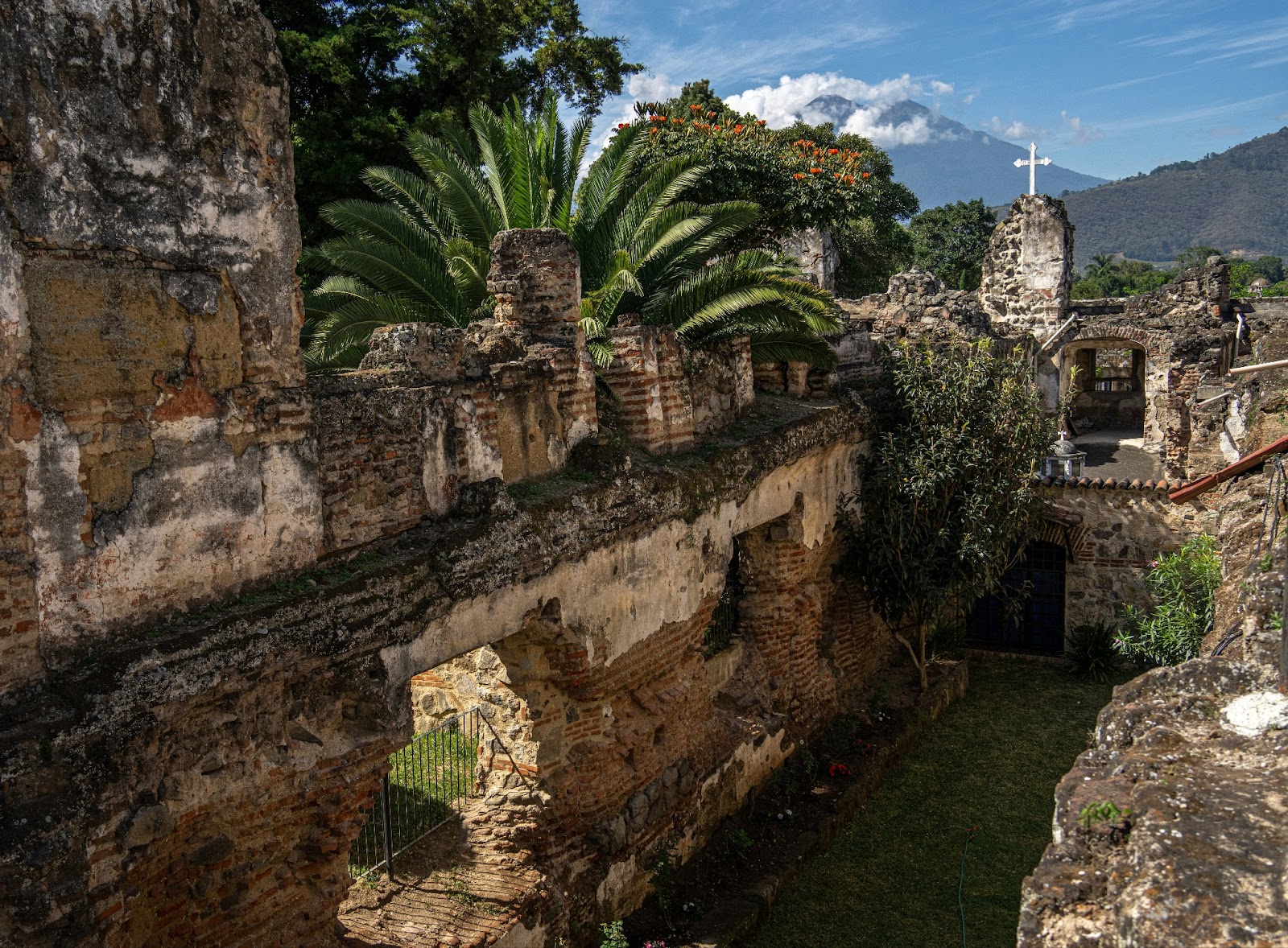 A beautiful backdrop of Antigua's historical forts.