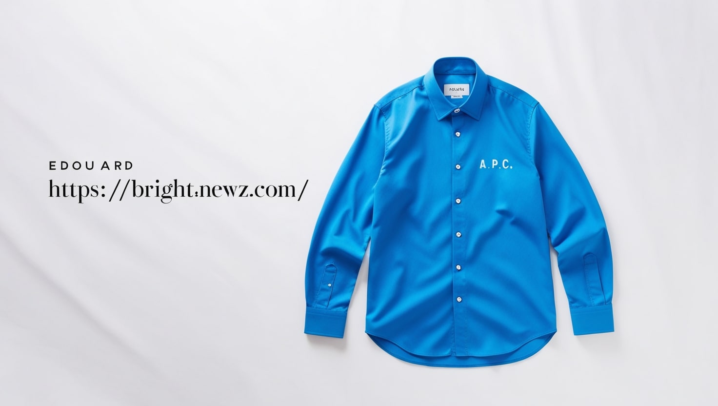  A.P.C. Blue Edouard Shirt