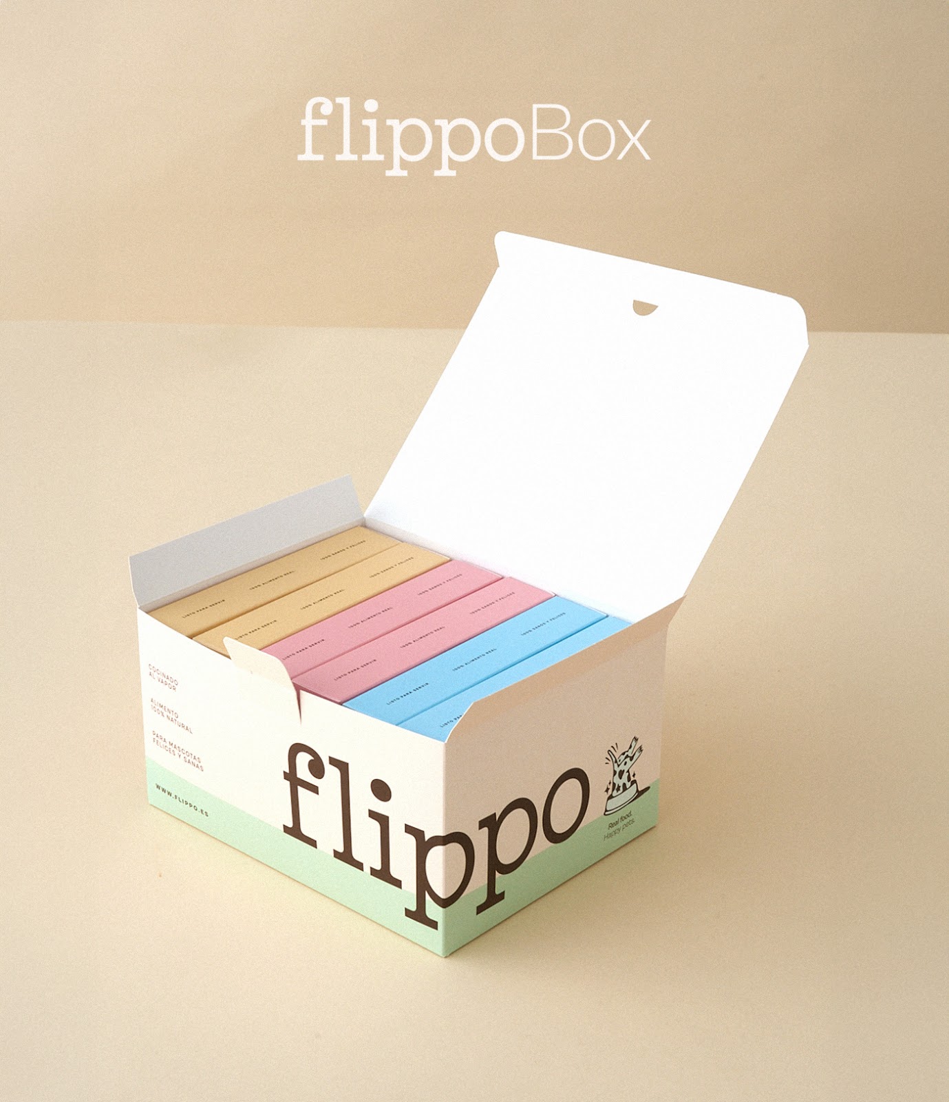 Image from the FLIPPO Pet Food: A Fresh Take on Branding and Packaging Design article on Abduzeedo