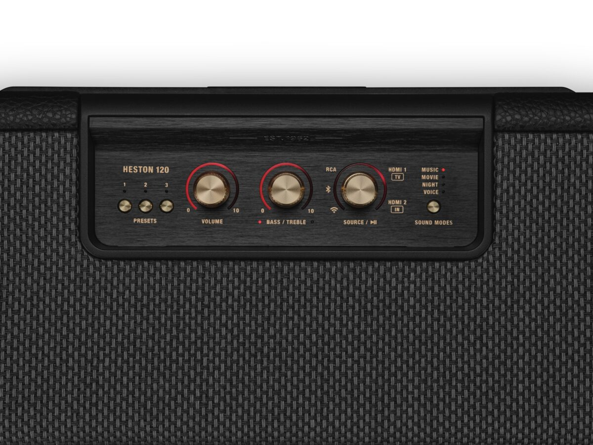 Marshall Heston 120 control panel.