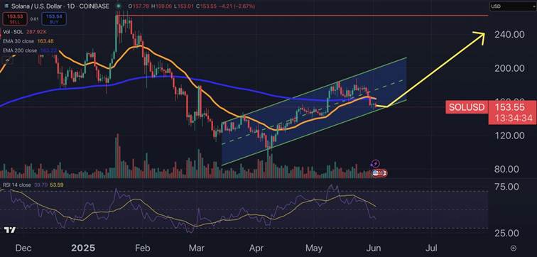 cena Solana kurs USD RSI