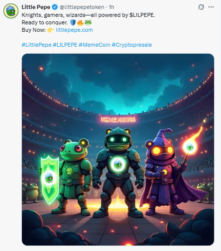 Little Pepe Coin कैसे खरीदे, Power, Gaming और Magic सब एक साथ