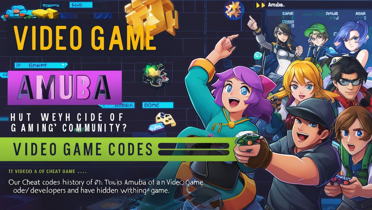 Video Game Codes Amuba