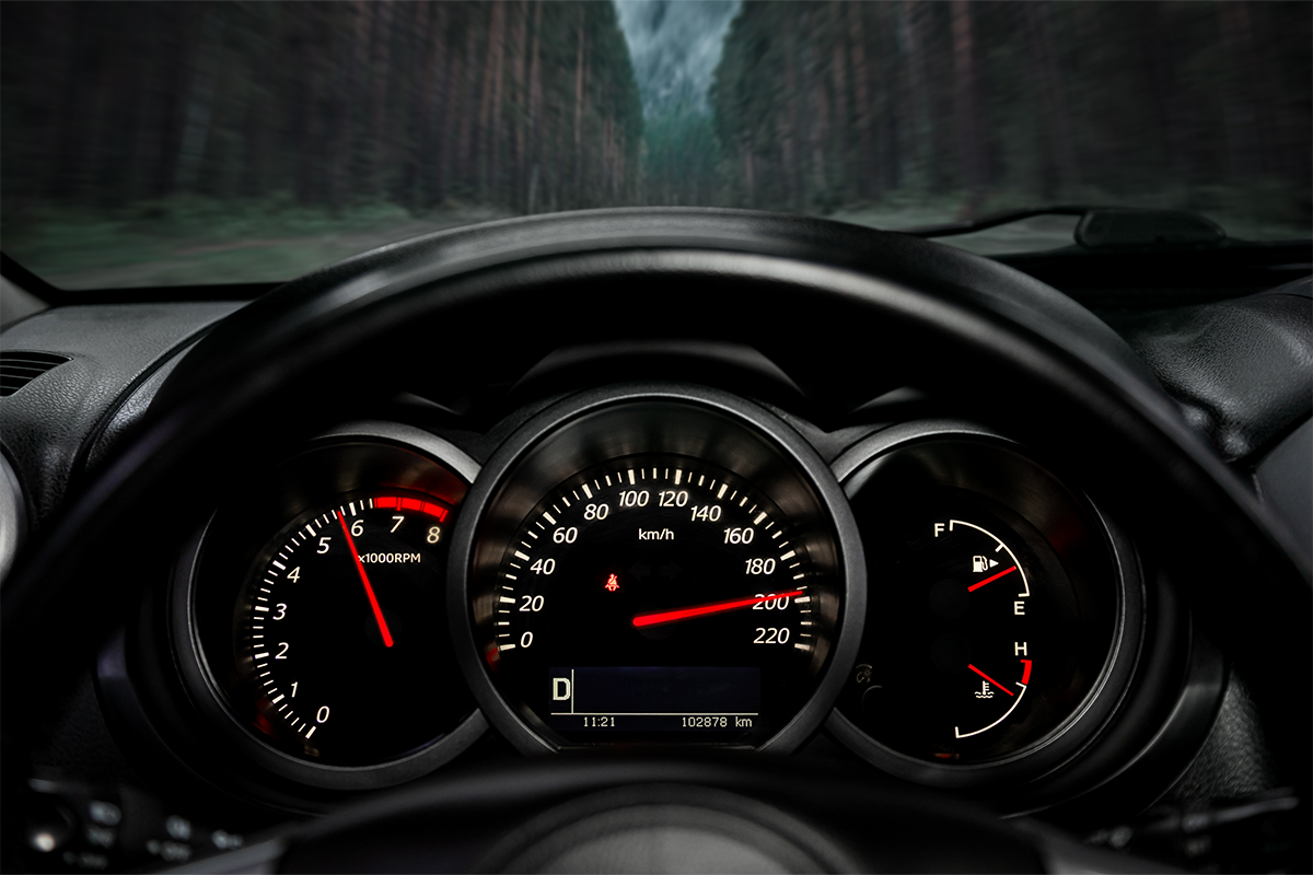 aggressive driving or driving the car high speeds reduced fuel economy