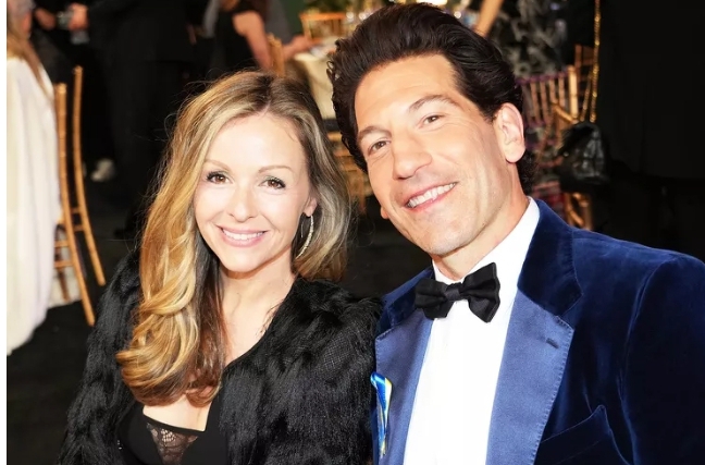 Erin Angle and Jon Bernthal at an event