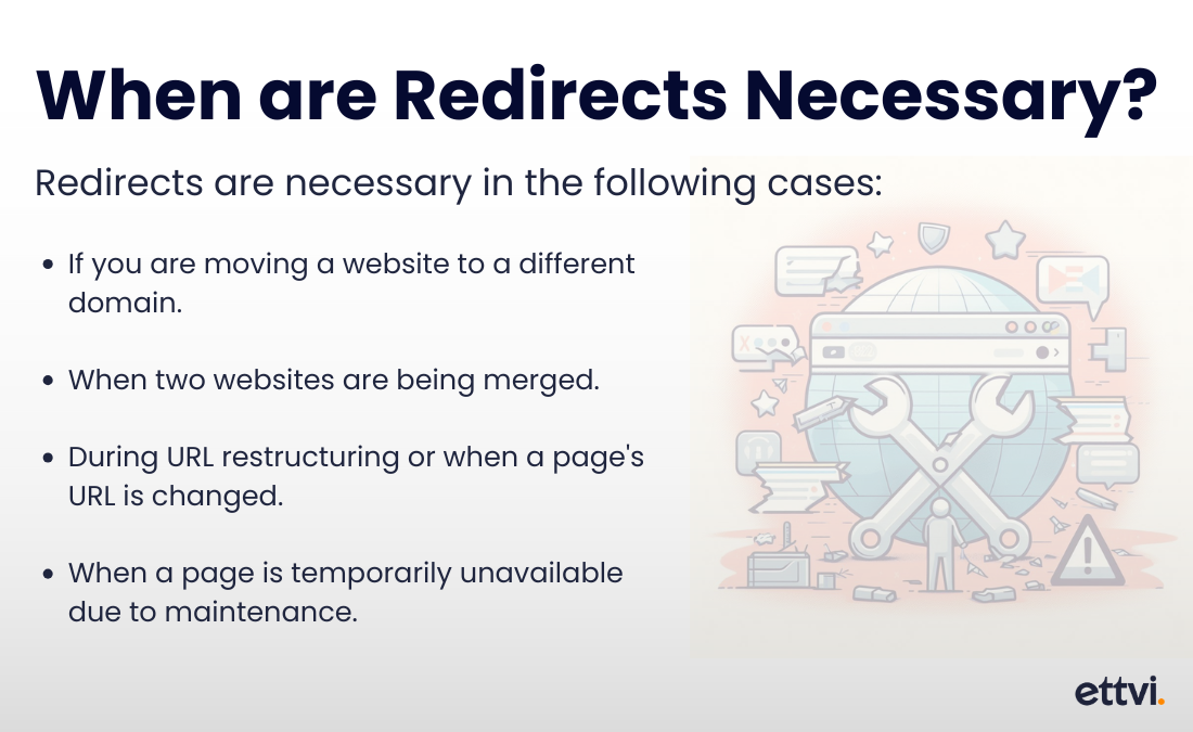 when do we use redirects?