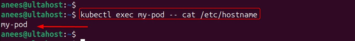 view content of hostname file