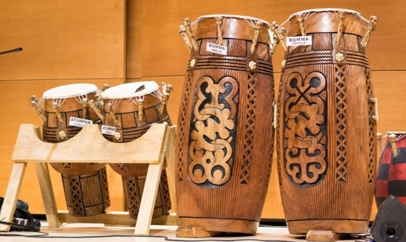 Atumpan(Talking drum). Photocredit: Ghana News Agency