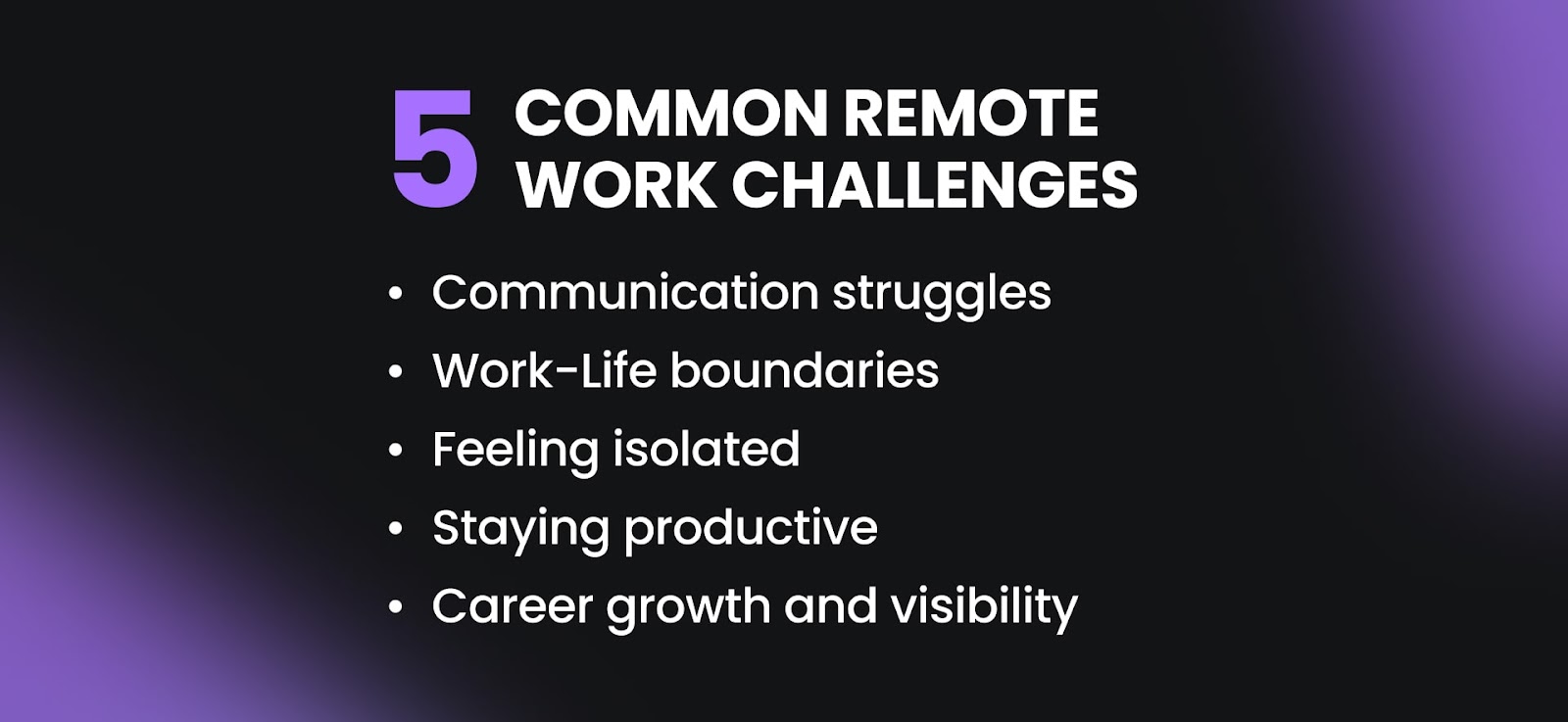 remote work challenges
