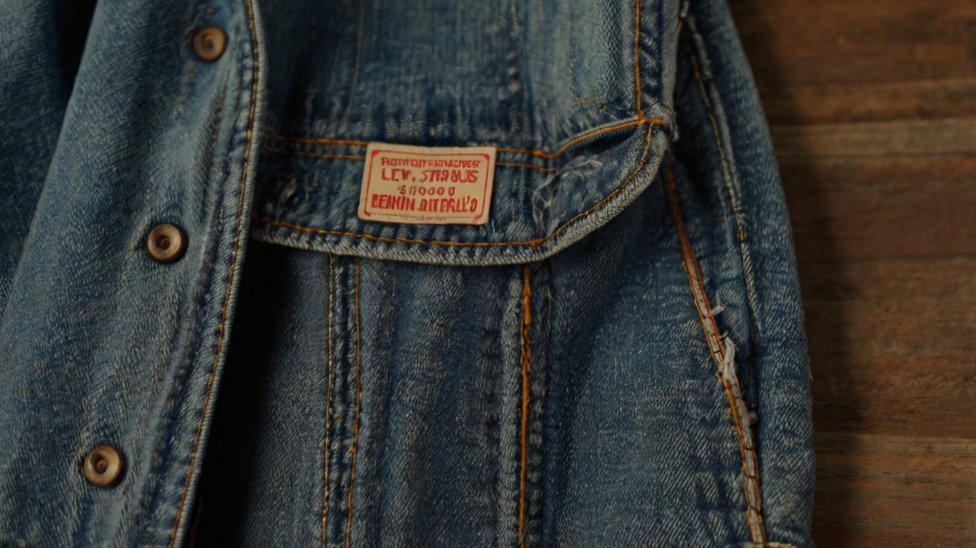 Hang Tag for Levi Strauss Denim Jacket CW-3117-3496