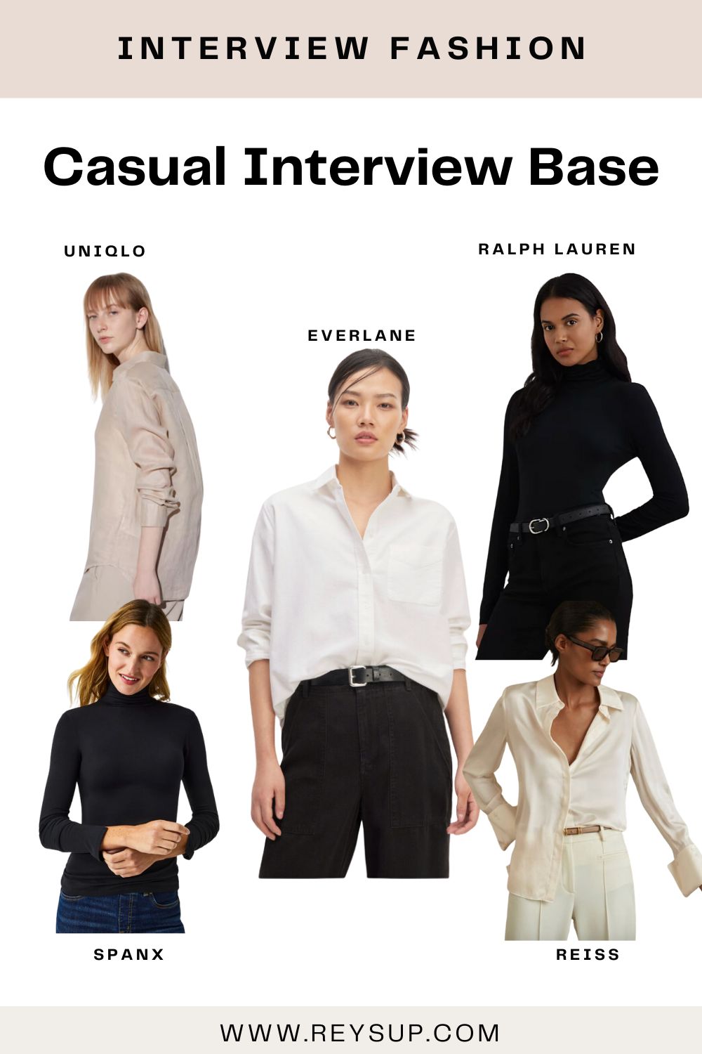 Base layer options for Fall Casual Interview Outfits