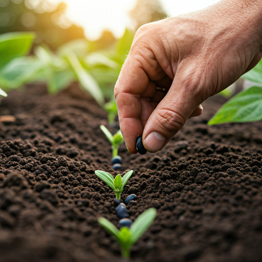 Planting Black Bean Seeds Correctly