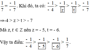 CHƯƠNG 5. PHÂN SỐ VÀ SỐ THẬP PHÂNBÀI 2: SO SÁNH CÁC PHÂN SỐ. HỖN SỐ DƯƠNG1. SO SÁNH CÁC PHÂN SỐBài 1: So sánh:a) -3 và 2b) -8 và -5Giải nhanh:a) 2 > - 3b) – 5 > - 8Bài 2: So sánhGiải nhanh:2. HỖN SỐ DƯƠNG Bài 1: a) Tìm thương và số dư trong phép chia 7 cho 4.b) Viết phân số 7/4 dưới dạng tổng của một số nguyên dương và một phân số bé hơn 1.Giải nhanh:a) Bài 2: Viết mỗi phân số sau thành hỗn số:Giải nhanh:BÀI TẬP