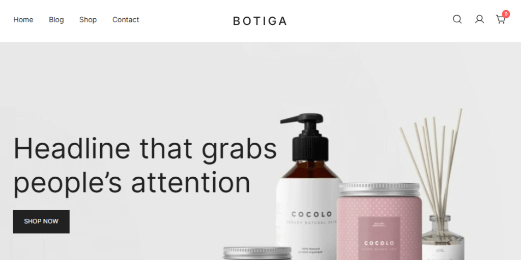 Botiga WordPress Theme