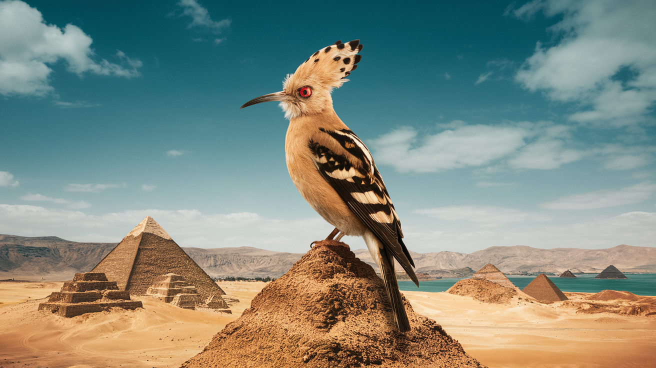 Egyptian Whoop Bird Eye