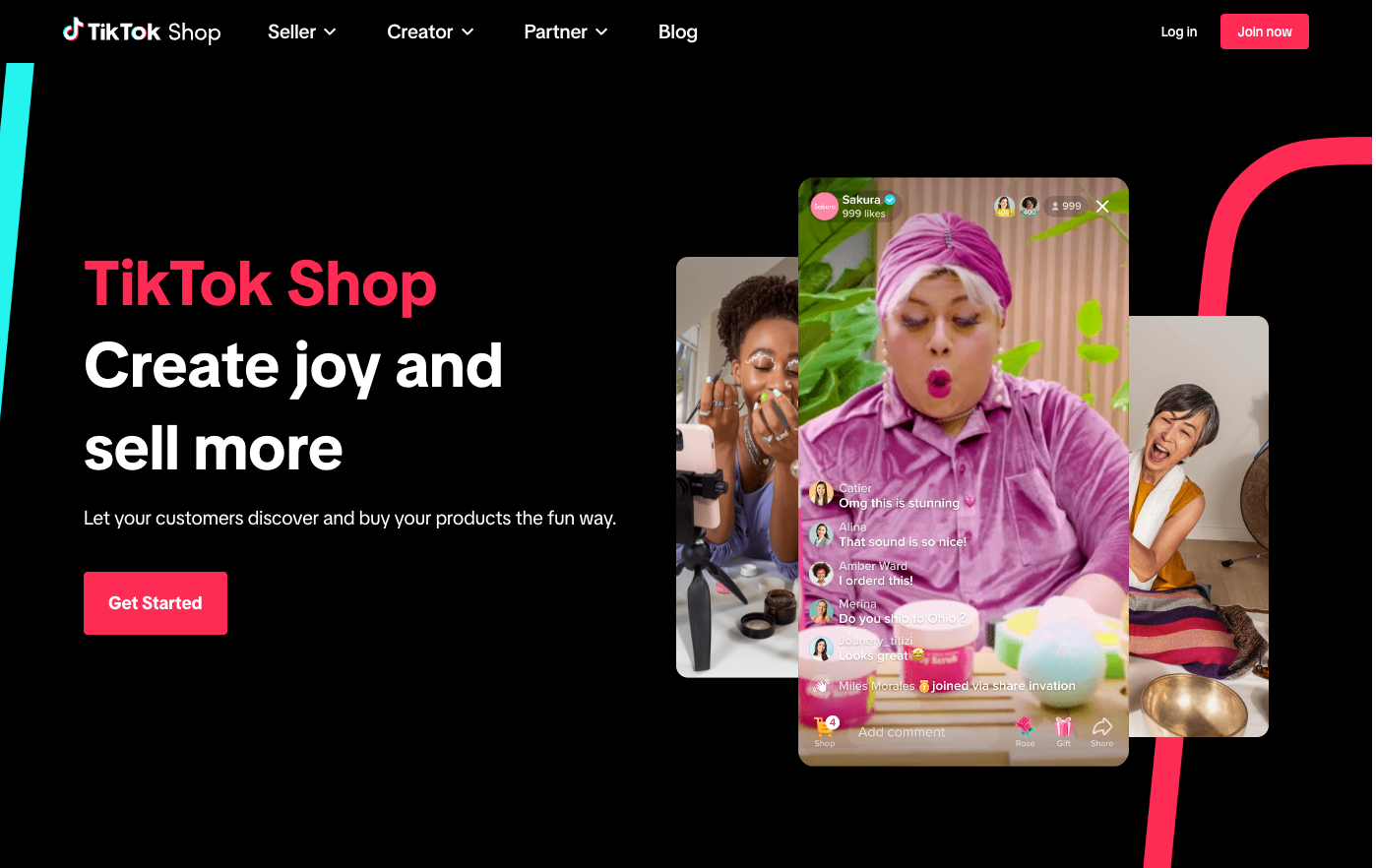 TikTok Shop公式サイト
