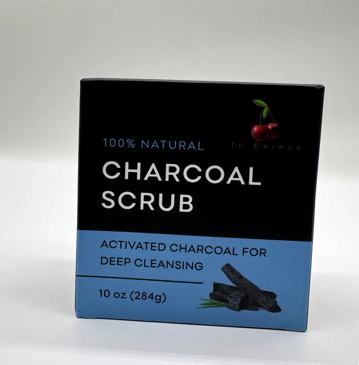 Exfoliante de carbón activado
