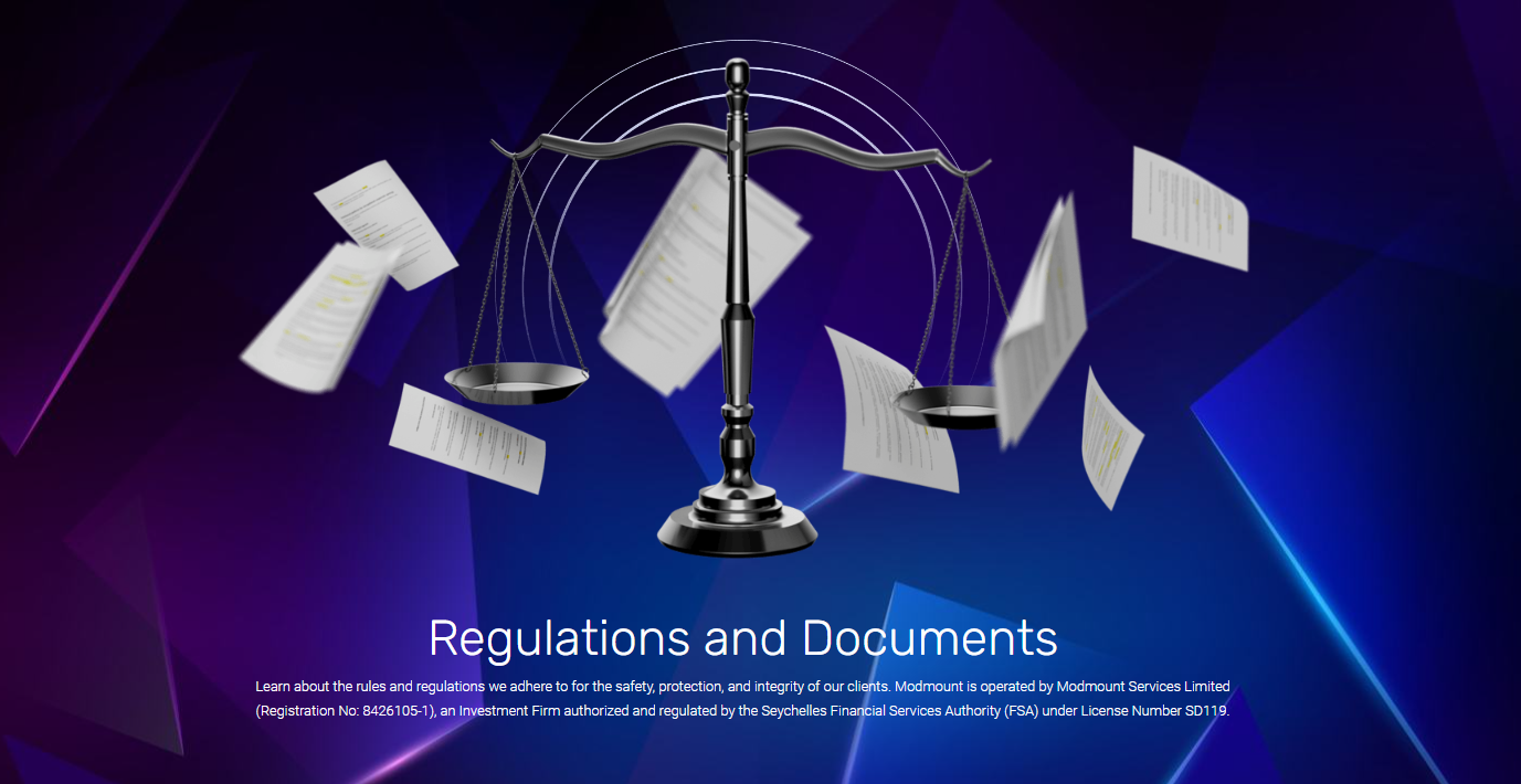 Visit Modmount Legal page and read about their regulation