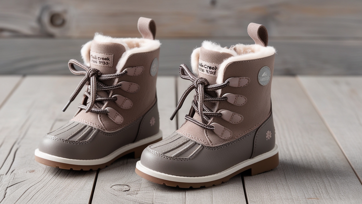 Falls Creek Kids Toddler Girl's Fawn Taupe Fashion Boots