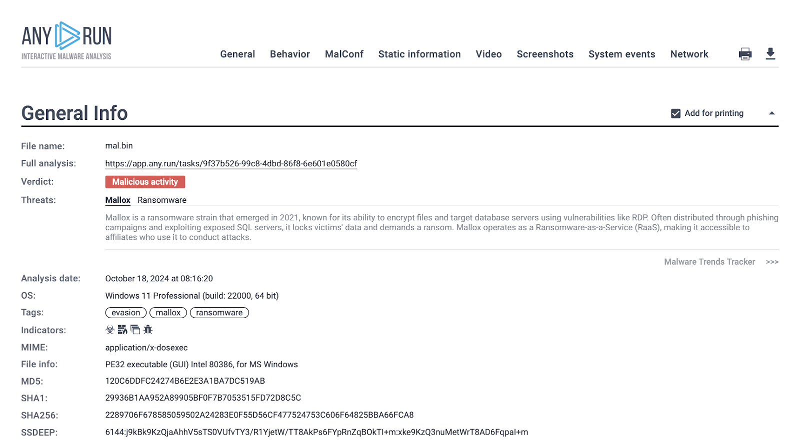 Malware Analysis in 5 Simple Steps