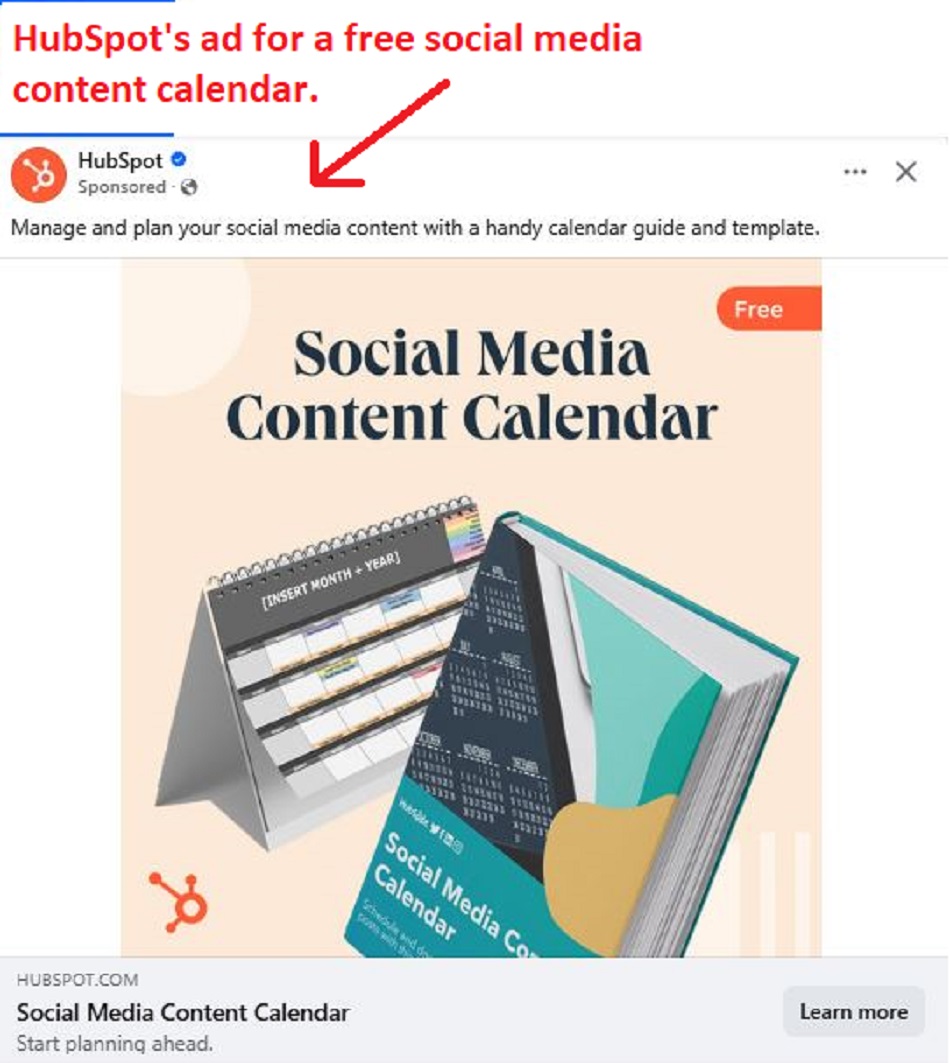 HubSpot marketing example