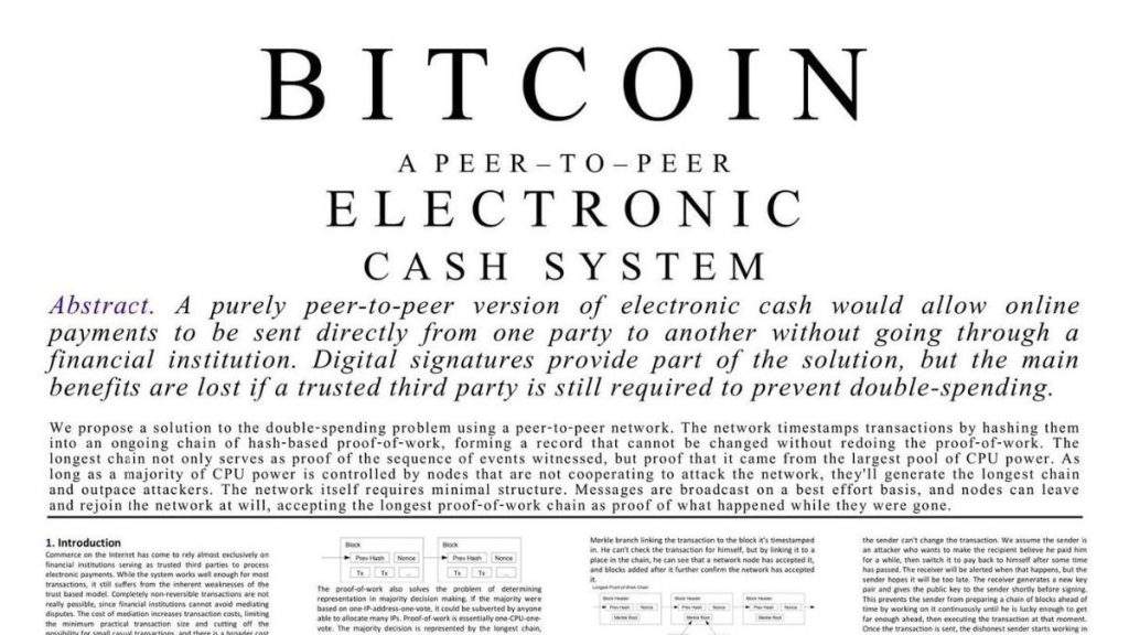 Bitcoin White Paper Document
