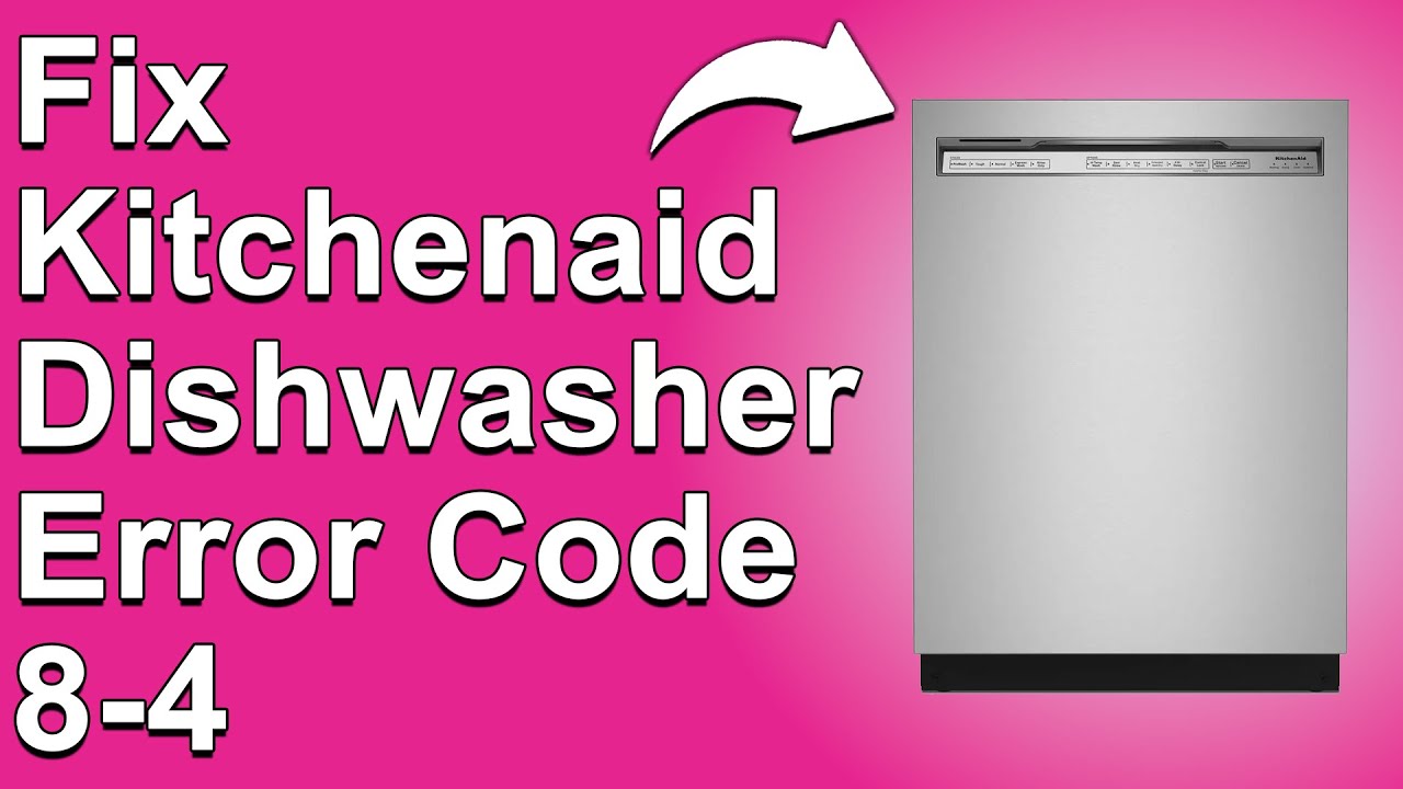 kitchenaid dishwasher f8 e4 error code
