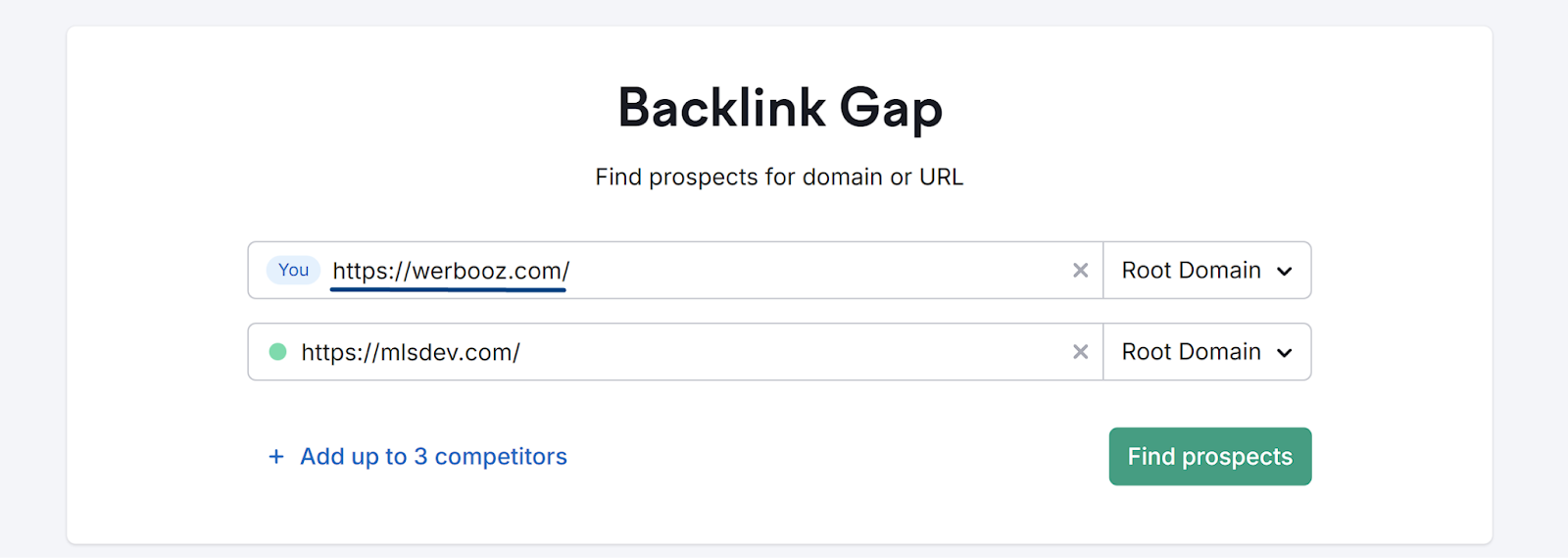 Backlink Gap