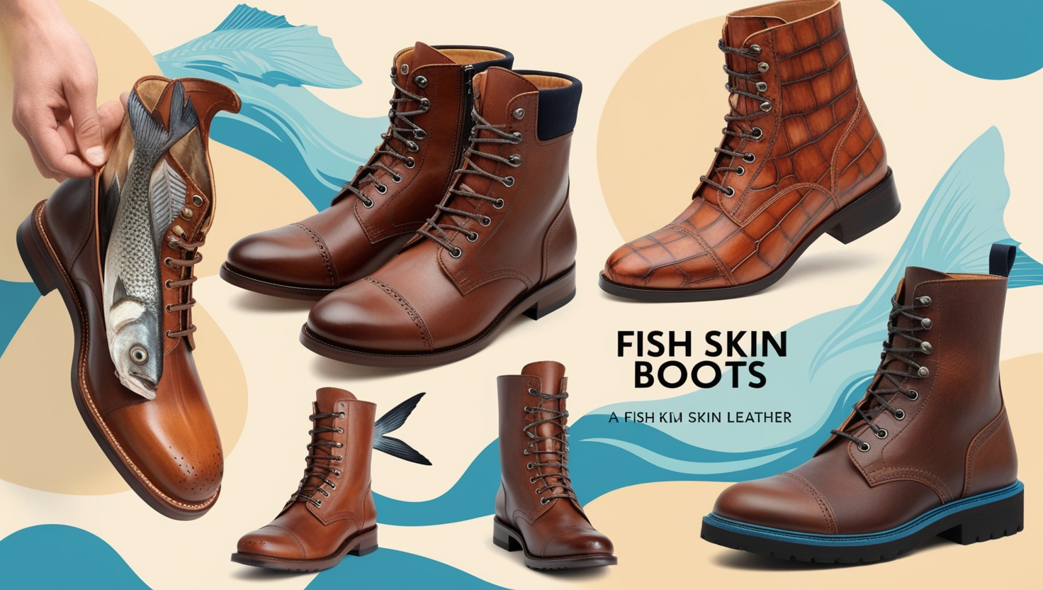 Fish Skin Boots